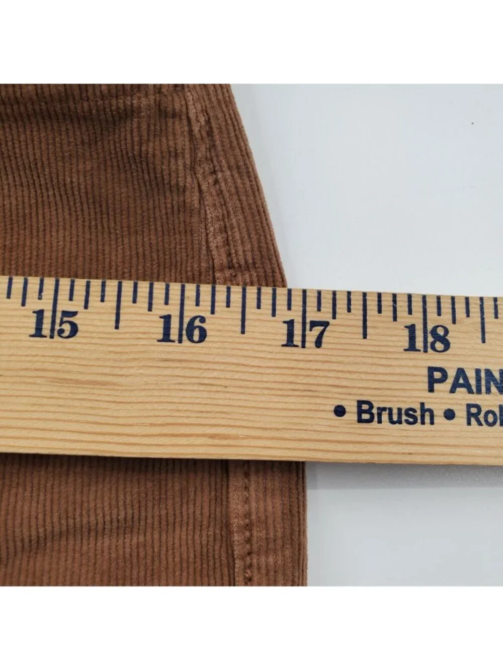 Faherty Regular Fit Textured Corduroy Pants Women Size 27 NWOT Brown High Rise